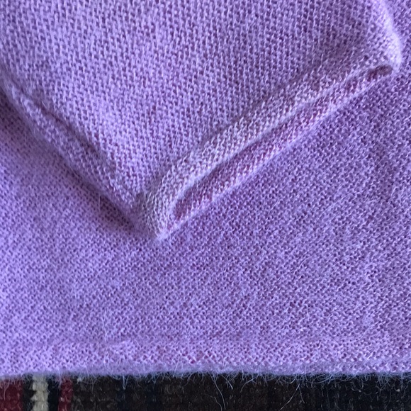 Spirit of the Andes Alpaca Light Purple Cardigan Medium? - Picture 6 of 10